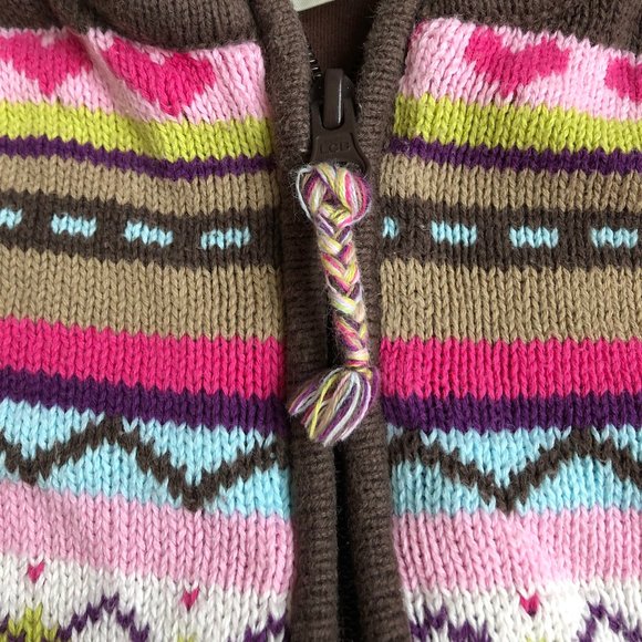 Nevada Multi-coloured zip up hoodie sweater - Picture 4 of 7